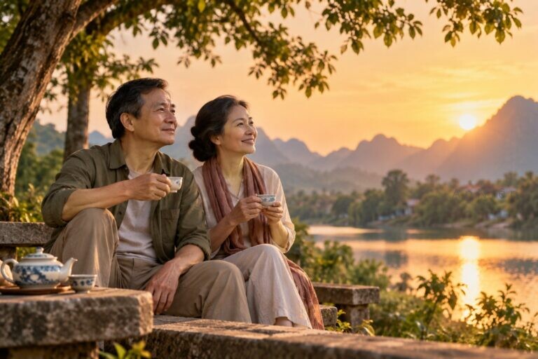 Người 50+ cùng nhau vận động và chăm sóc sức khỏe