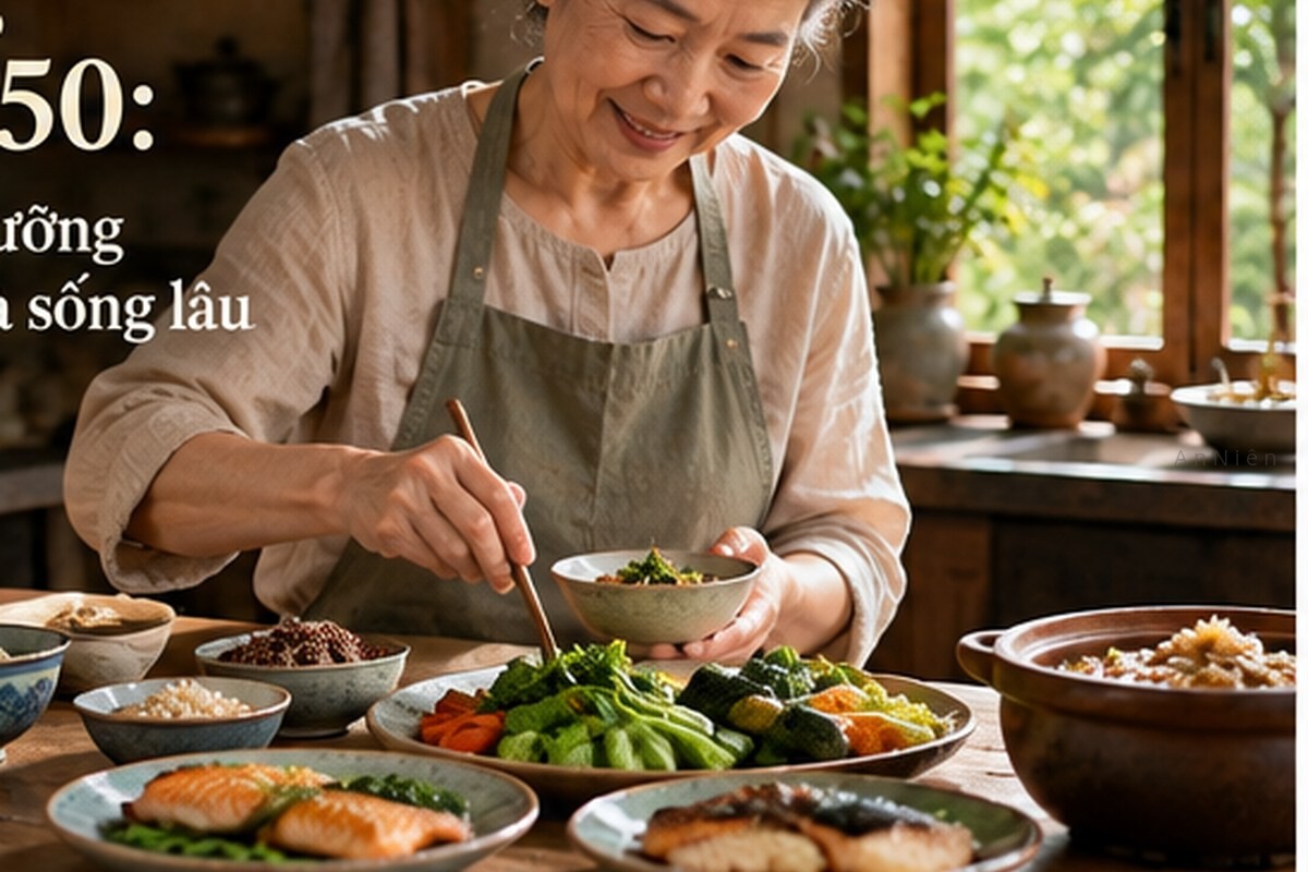 Người lớn tuổi nghỉ ngơi và vận động nhẹ trong đời sống hằng ngày
