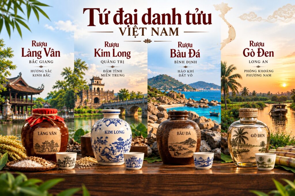 tứ đại danh tửu Việt nam