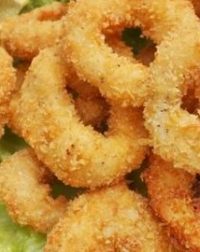Mực ống chiên hoặc hấp