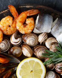 Menu tiệc hải sản 5.100.000/ mâm 6
