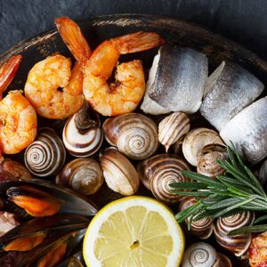 Menu tiệc hải sản 5.100.000/ mâm 6
