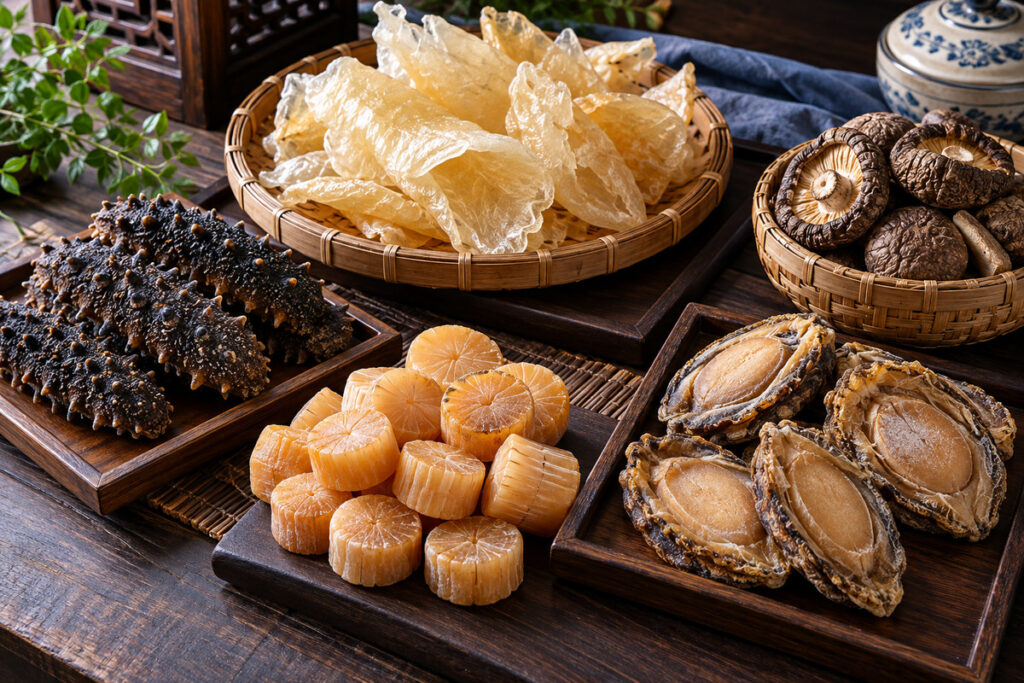 Hải vị khô trong ẩm thực Á Đông