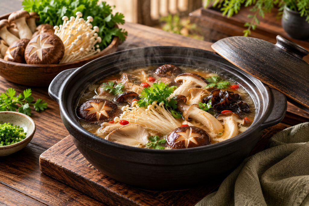 Xúp nấm quý